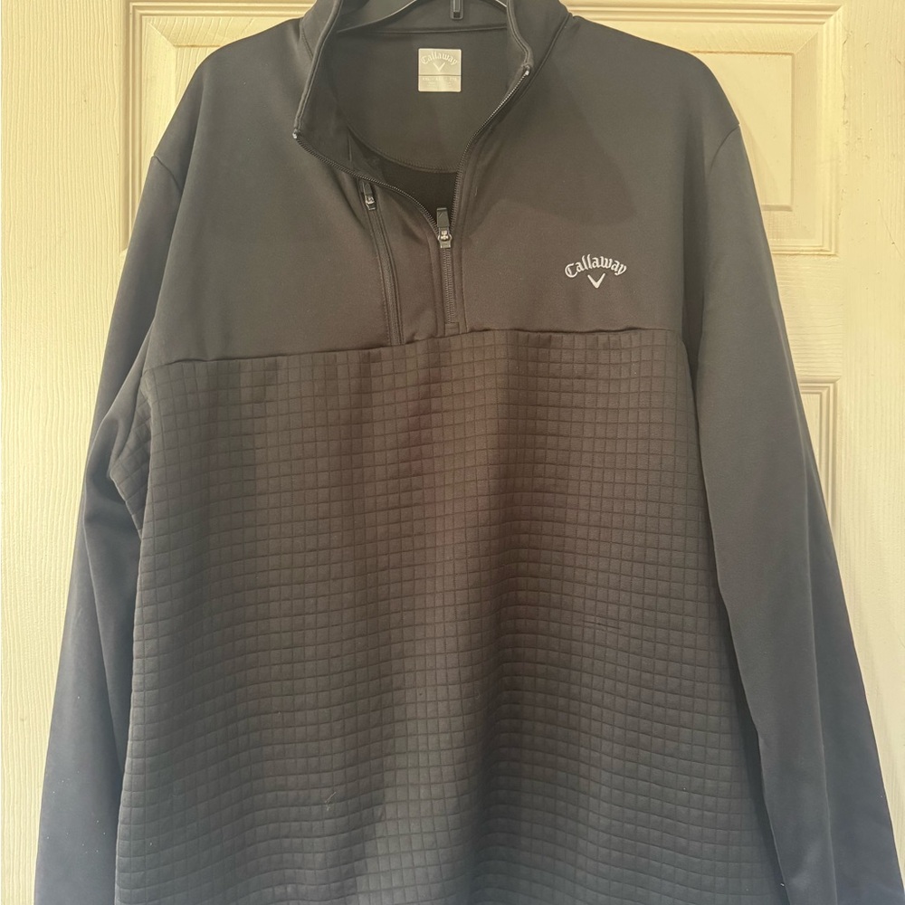 Callaway Black Zip Up Sweater
